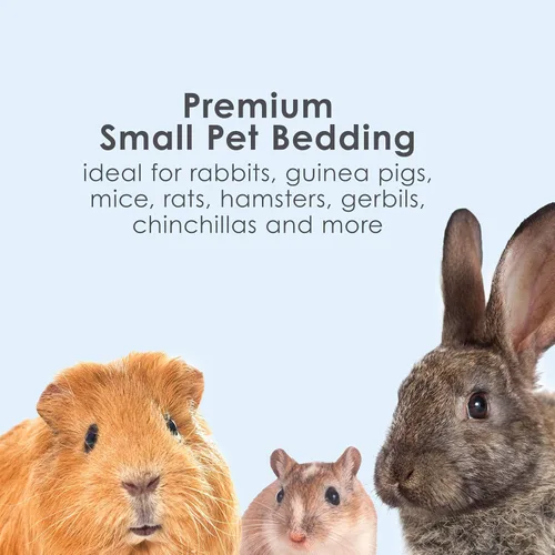 Vista 4 de Ropa de cama limpia y tierna para animal pequeño Kaytee, Blanco