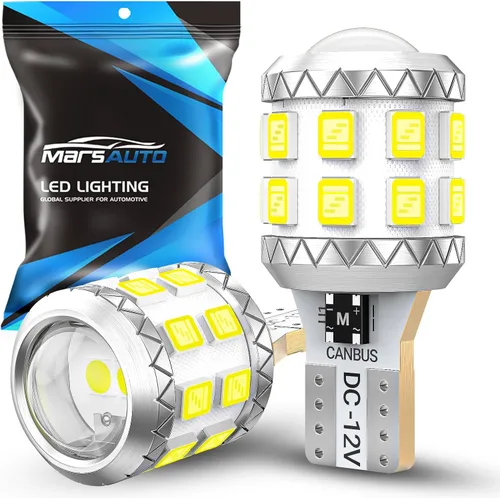 Vista 21 de Marsauto Focos LED de reversa mejorados 3157 3156, luz trasera de estacionamiento, DRL, luz de freno con proyector para reemplazo de focos 3047 3457