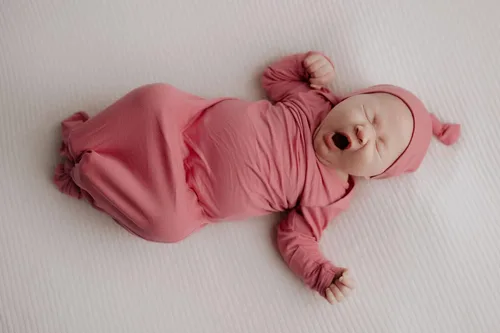 Vista 86 de Three Little Tots Vestido de corbata anudada para bebé recién nacido - Bebé
