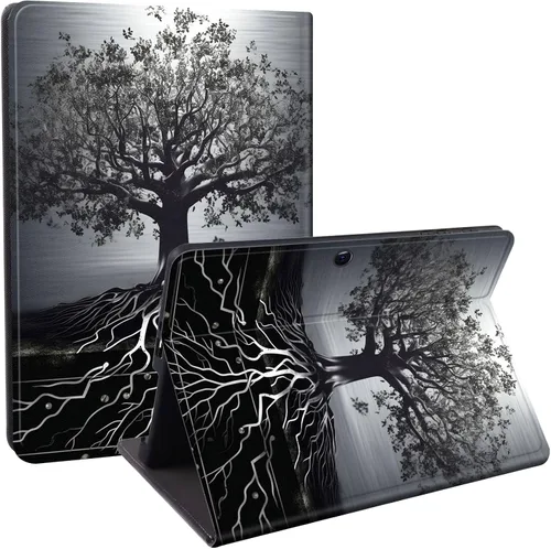 Vista 19 de Funda diseñada para Microsoft Surface Pro 11/10/9, protección ligera, múltiples ángulos, piel sintética, delgada, con función de encendido y apagado