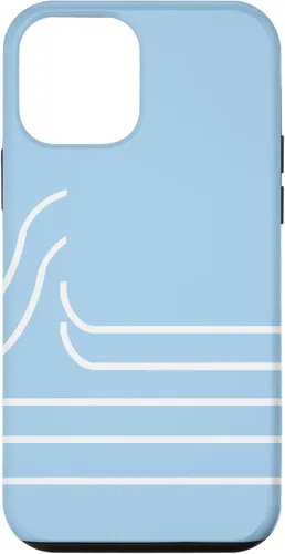 Vista 16 de Minimalist Waves Ocean Retro Waves Sea Case for iPhone 16