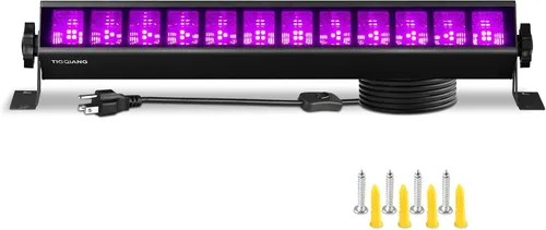 Vista 12 de TigQiang Luz negra de 120 W, luz negra para fiesta que brilla