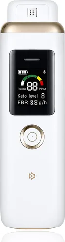 Vista 9 de Probador de aliento de cetona Medidor profesional de cetosis de respiración de alta precisión - Analizador portátil de monitor de respiración