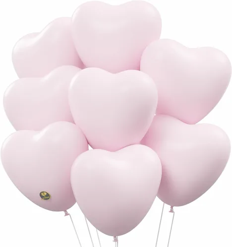 Vista 11 de AFTERLOON® - Globos biodegradables de 12 pulgadas con forma de corazón, de látex natural extra fuerte, grueso, para propuesta, matrimonio, amor
