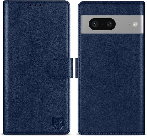 Vista 29 de ZZXX Funda tipo cartera para Google Pixel 7 con bloqueo RFID, ranura para tarjetas, función atril, cierre magnético, funda protectora de cuero