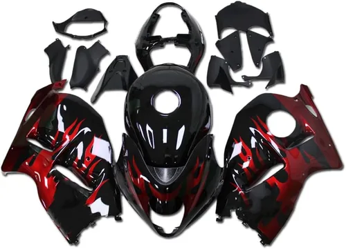 Vista 17 de Carenado completo azul mate para Suzuki 1997-2007 GSXR 1300 Hayabusa Gen1 inyección ABS plásticos posventa carrocería kit de carrocería 1998 1999
