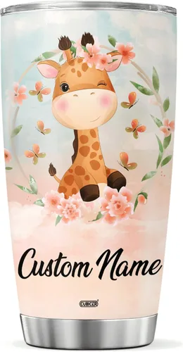 Vista 14 de CUBICER Vaso de café personalizado con diseño de oso y tapa aislada, regalos de Navidad para niños, mujeres y adultos, tazas de acero inoxidable