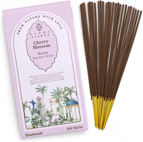 Vista 40 de Bakhoor - Varitas de incienso orgánicas sumergidas a mano, 100 varillas con hierbas naturales e ingredientes aromáticos, tiempo de combustión de 45