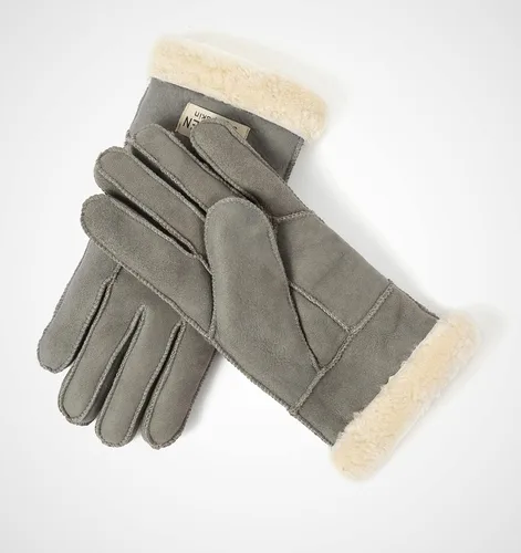 Vista 4 de YISEVEN Guantes de piel de oveja de oveja de invierno para mujer, guantes de lana