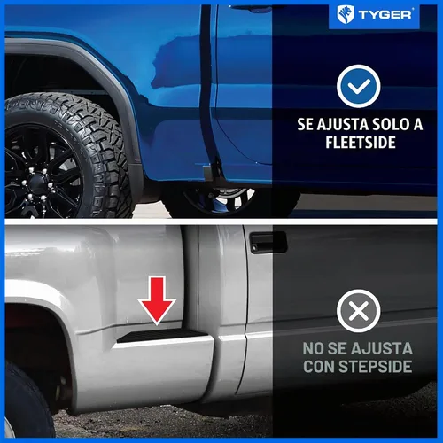 Vista 3 de Tyger Auto T1 Funda de caja de camioneta enrollable suave, compatible con Ford F-150 2004-2008, Lincoln Mark LT 2005-2008, cama Styleside de 5.5