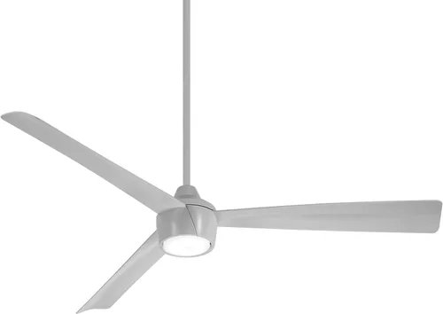 Vista 3 de MINKA-AIRE F625L-CL Skinnie - Ventilador de techo LED de 3 aspas para interiores y exteriores, 44 pulgadas, acabado carbón, con aspas de carbón
