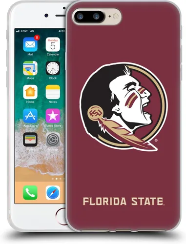 Vista 276 de Oficial Universidad Estatal de Florida FSU Soft Gel Case para iPhone de Apple 7 Plus/iPhone 8 Plus, Banner