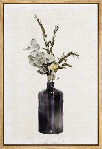 Vista 10 de Lienzo enmarcado para pared, diseño de rosa del desierto con pinchos, plantas florales suculentas, fotografía, arte moderno, primer plano
