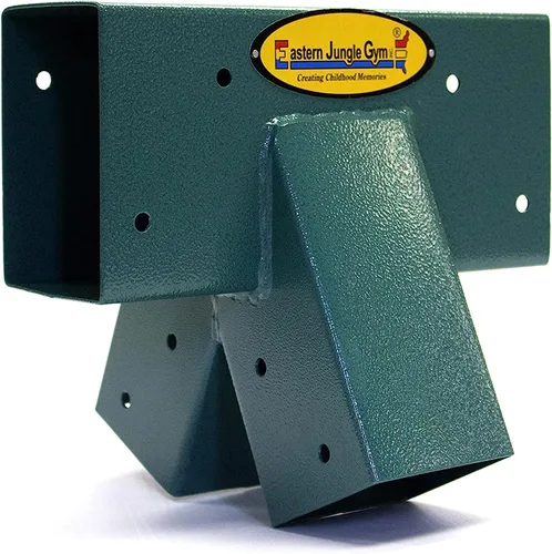 Vista 8 de 2 Easy 1-2-3 soportes de marco A y 1 soporte medio, verde Kit de soporte de columpio Juego de columpios de bricolaje resistente para marco