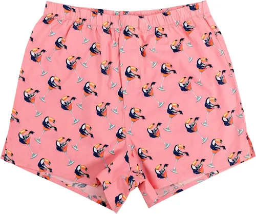 Vista 12 de ROCK ATOLL Calzoncillos tipo bóxer de algodón con estampado novedoso y brillante para hombre Estampado Afrutado Negro