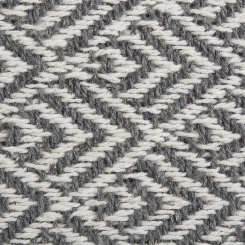 Vista 2 de DII Camino de mesa trenzado estilo granja, 15 x 72 pulgadas, 1 pieza, gris