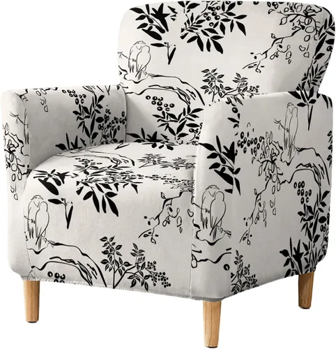 Vista 16 de HAOYONG - Funda elástica de terciopelo para silla de banquete, fundas para sillas de 1 pieza, fundas para sillones de sofá, funda suave para sillón