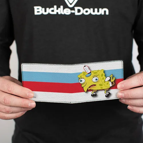Vista 4 de Buckle-Down Billetera plegable Bob Esponja para hombre