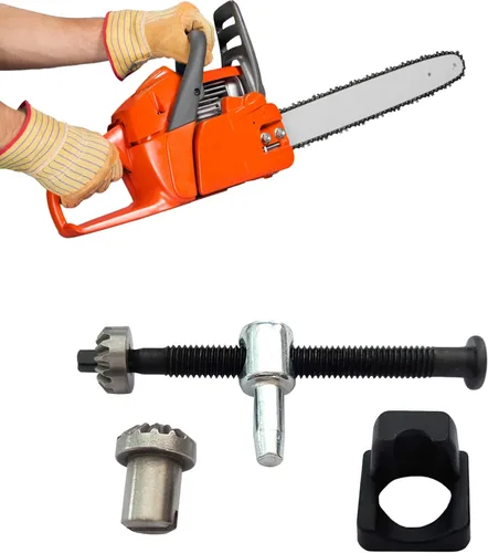 Vista 2 de Kit de ajustador de tensor de barra de cadena para compatible con Echo CS-400 cs400 CS-450 Kit de ajustador de tensor de cadena piezas