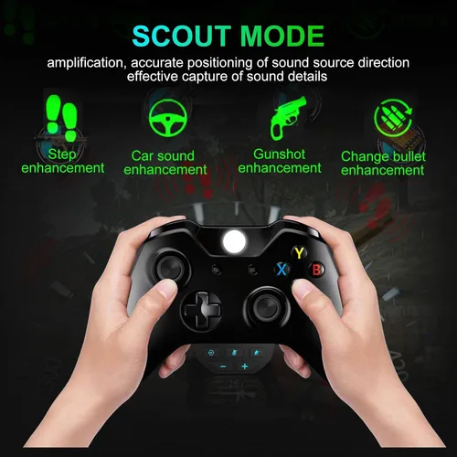 Vista 2 de QUMOX - Adaptador de auriculares para Xbox One (0.138in), color negro