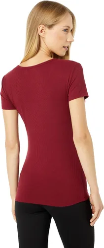 Vista 2 de bebe womens Bebe Logo Ribbed Tee