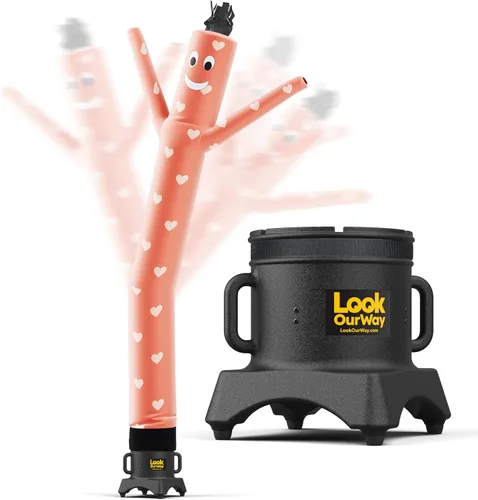 Vista 58 de LookOurWay Juego inflable de tubo para hombre de Halloween Air Dancers Inflable de monstruo loco de 20 pies con soplador de 12 pulgadas Monster