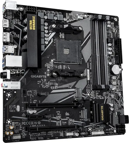 Vista 3 de GIGABYTE Placa base B550M DS3H AC R2 AMD AM4, Micro-ATX, DDR4, Dual M.2, SATA 6Gb/s, WIFI5, Realtek GbE LAN, PCIe 4.0