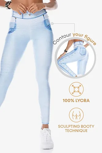 Vista 7 de A4U - Pantalones deportivos de compresión de uso activo para mujer A4U