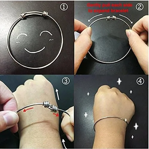 Vista 5 de Pulsera para hija, joyería para hija, nunca lejos para hijas, Terciopelo