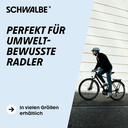 Vista 6 de Schwalbe Green Marathon Bicycle tyre – GreenGuard Puncture Protection – Schwalbe's Most Environmentally Friendly tyre – with ADDIX or ADDIX Eco