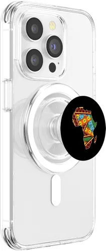Vista 3 de Africa Continent Proud Heritage African Pride Black Culture PopSockets MagSafe PopGrip for iPhone