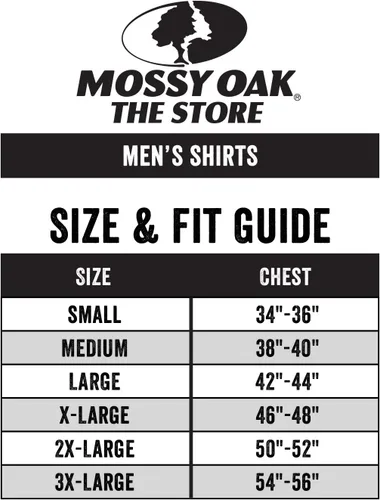 Vista 7 de Mossy Oak Unisex-Adult Men's Long Sleeve Camo Hunting Shirts Cotton Mill
