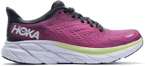 Vista 2 de Hoka Clifton 8 - Tenis de correr para mujer, Blue Graphite Ibis Rose, 7