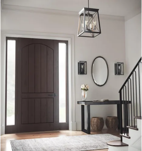 Vista 3 de Progress Lighting Briarwood - Aplique de pared, roble negro