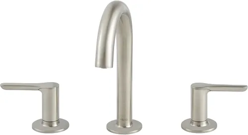 Vista 6 de American Standard 7105801.295 Studio S - Grifo de baño amplio con manijas de palanca, níquel cepillado