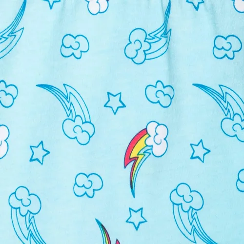 Vista 7 de My Little Pony Rainbow Dash Pinkie Pie - Camiseta y leggings para cosplay para niñas de niños pequeños a niños grandes