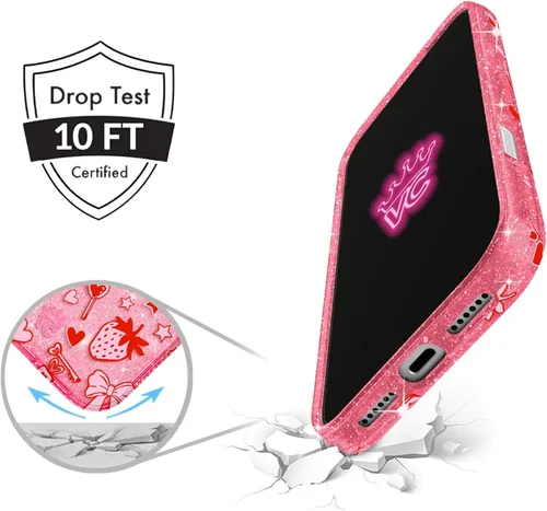 Vista 682 de VELVET CAVIAR Funda para iPhone 15, compatible con MagSafe, probada contra caídas de 10 pies, fundas protectoras de diseño, leopardo color rosa