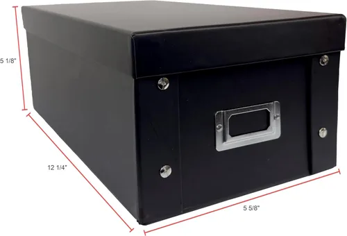 Vista 7 de CheckOutStore Caja de almacenamiento para CD Jewel Cases - Organiza y protege tu colección de música - Capacidad para 29 CD - Fácil montaje - Diseño