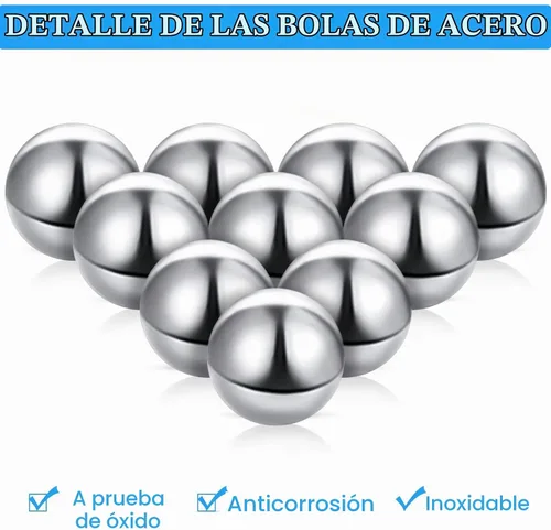 Vista 3 de Ripeng 30 bolas de repuesto de 1/2" para canicas de acero