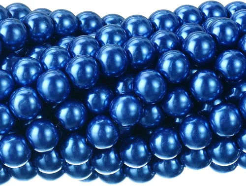 Vista 29 de RUBYCA 200 piezas de cuentas redondas de cristal checo satinado brillante pequeñas para hacer joyería 10mm Amatista Púrpura