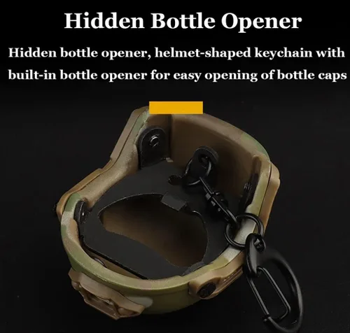 Vista 3 de Llavero táctico rápido modelo llavero mini abrebotellas portátil llavero mochila encanto militar fan regalo