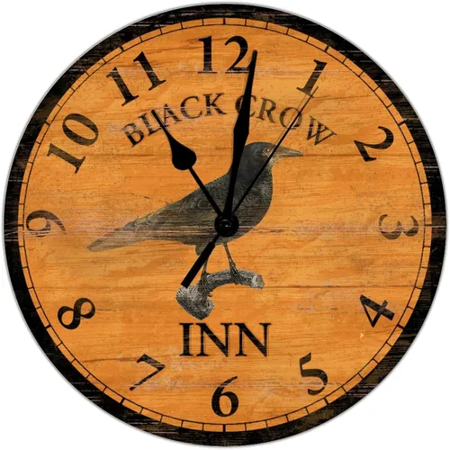 Vista 7 de Reloj de pared silencioso de 10 pulgadas con diseño floral de amistad, con rosas amarillas, funciona con pilas, para dormitorio, para escuela