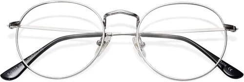 Vista 10 de SOJOS Blue Light Blocking Computer Glasses Round Eyewear Anti Blue Light Lens Preppy Chic SJ5024B