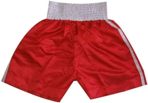 Vista 3 de Ultimate - Pantalones cortos de boxeo clásicos - 100% poliéster - Cintura elástica - Boxeo MMA Muay Thai Azul