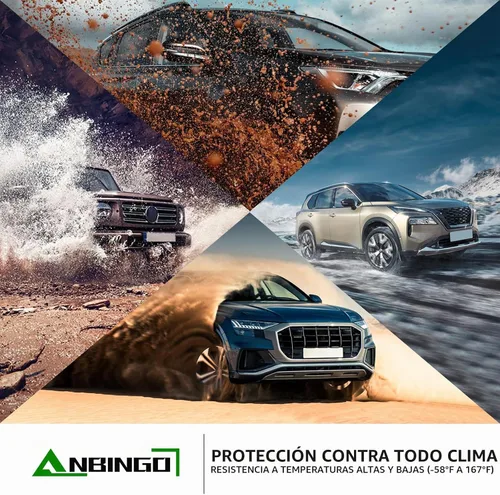 Vista 6 de ANBINGO - Protector de carga para automóvil, tapetes aptos para todo tipo de clima, impermeables y antideslizantes, juegos completos