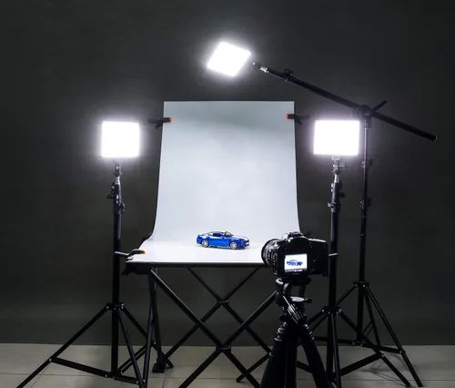 Vista 5 de VILTROX L116T CRI95+ Panel de luz LED regulable súper delgado, luz de vídeo LED bicolor 3300K-5600K con control LCD/montaje de luz