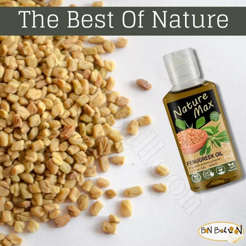 Vista 5 de bonballoon Nature Mix Aceite esencial de fenogreco orgánico natural sin diluir puro para el crecimiento del cabello, cuidado de la salud de la piel