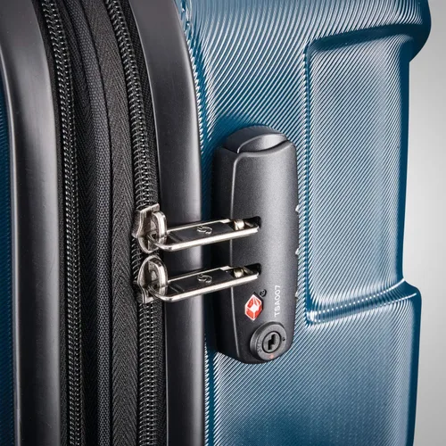 Vista 3 de Samsonite - Maleta rígida expandible Centric con ruedas giratorias, Verde azulado), 102691-2824