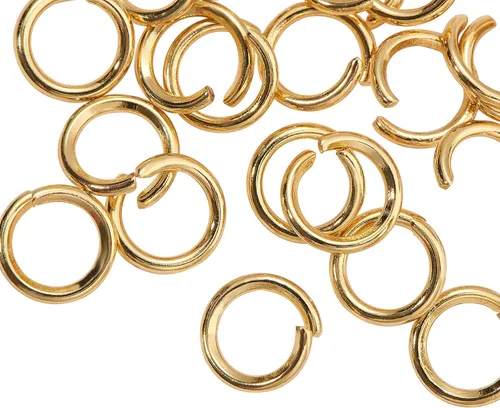 Vista 22 de DanLingJewelry 1000 anillos de salto abiertos de acero inoxidable 304 calibre 17 de 0.394 in para hacer joyas, conectores de joyería, encontrar