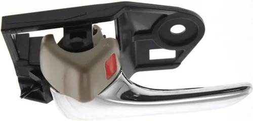 Vista 5 de Para Toyota Avalon 2005-2012 Manija de puerta interior delantera o trasera, lado del conductor palanca cromada Con botón de bloqueo de puerta